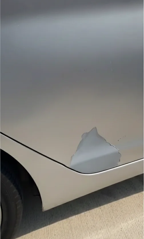 Before Paint damage repair - Austin, TX